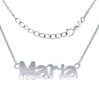 Stříbrný řetízek se jménem Maria JJJC1811