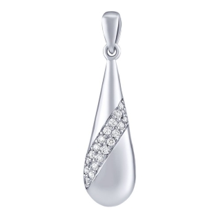 Stříbrný přívěsek Quilla s Brilliance Zirconia FW15230P
