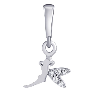 Stříbrný přívěsek Aniee ve tvaru víly s Brilliance Zirconia PRGPNP0043PS
