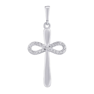 Stříbrný přívěsek křížek infinity Tarsicius PRGPAP0635PS