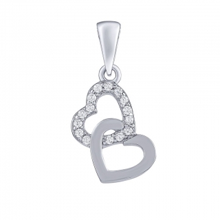 Stříbrný přívěsek srdíčka Mailo s Brilliance Zirconia MW02832P