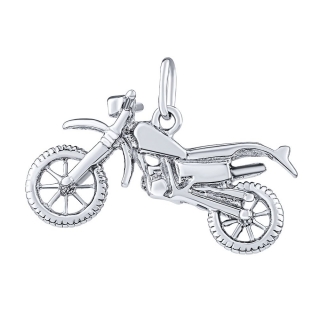 Stříbrný přívěsek motorka kroska PRM13123