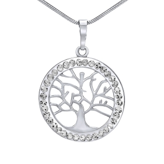 Stříbrný přívěsek strom života se Swarovski® Crystals SILVEGOB16088