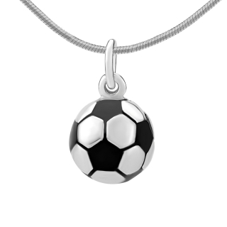 Stříbrný přívěsek fotbalový míč PRMP22626