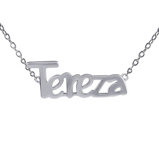 Stříbrný řetízek se jménem Tereza JJJ2257N