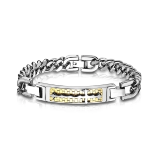 Náramek z chirurgické oceli SSBQ-3038