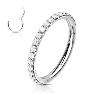 Piercing kruh segment s kamenem