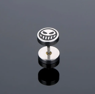 Piercing falešný plug Smajlík