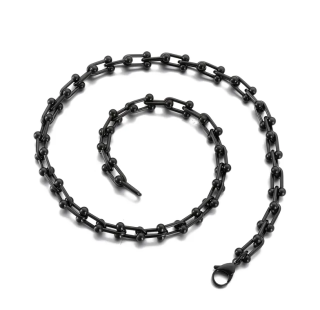 Netradiční řetěz Vintage design Black