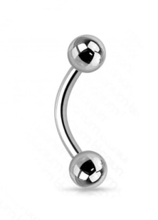 Piercing do obočí - banánek