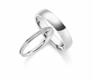 Snubní prsteny z chirurgické oceli Nina Sara