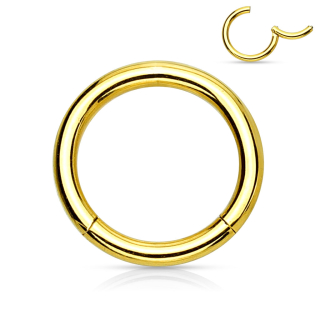 Piercing kruh segment Gold