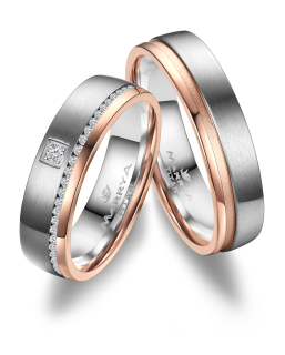 Luxusni snubní titanové prsteny 