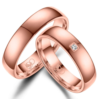 Netradiční titanové snubní prsteny Color TI-32