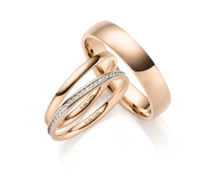 Snubní prsteny z chirurgické oceli Nina Sara