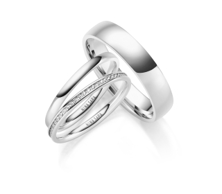 Snubní prsteny z chirurgické oceli Nina Sara