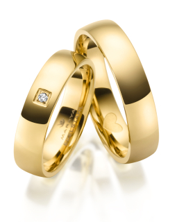 Snubní prsteny z chirurgické oceli se srdíčkem