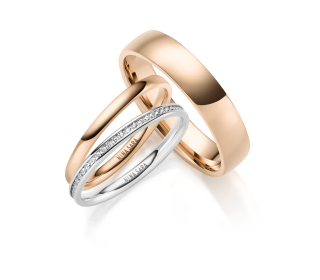 Snubní prsteny z chirurgické oceli Nina Sara