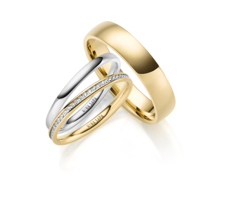 Snubní prsteny z chirurgické oceli Nina Sara