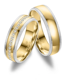 Snubní prsteny ocelové jemná Láska