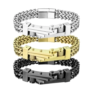 Náramek z chirurgické oceli Bicycle Chain