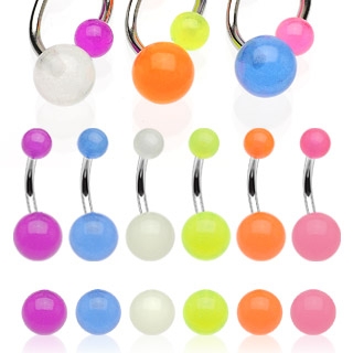 Piercing do pupíku z chirurgické oceli NG1