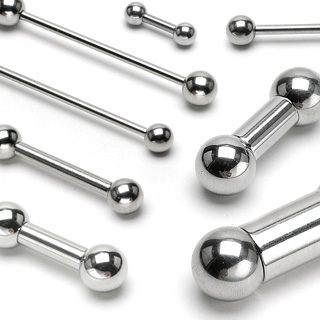 Piercing do ucha z chirurgické oceli BS