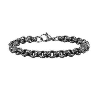 Náramek z chirurgické oceli Mens Rolo Chain