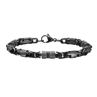 Náramek z chirurgické oceli Byzantine Chain Gray