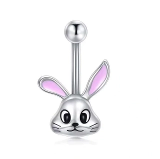 Piercing do pupíku z chirurgické oceli Bunny