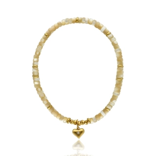 Náramek z přírodních mušlí