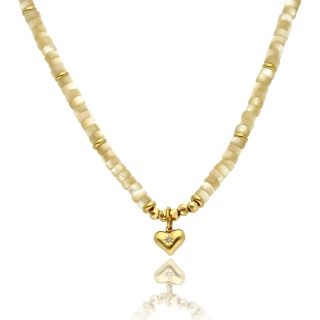 Náhrdelník z přírodních mušlí