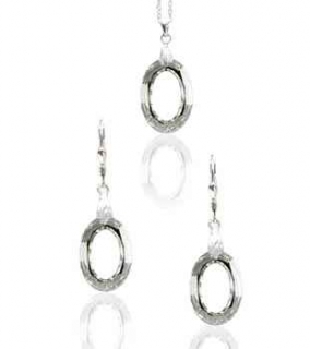 Souprava Silver Shade Crystal 18
