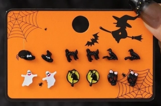 🎃 Tajemná záře Halloweenu – sada náušnic pro odvážné duše
