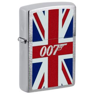 Benzínový zapalovač Zippo James Bond Union Jack Design