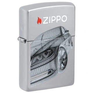 Benzínový zapalovač Zippo Futuristic Automotive