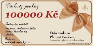 Dárkový poukaz 100000 Kč