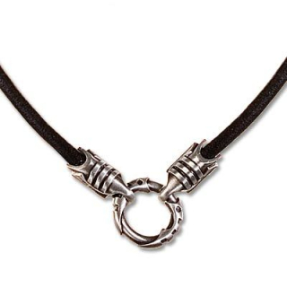 Řetízek Leather CL1BLKSI