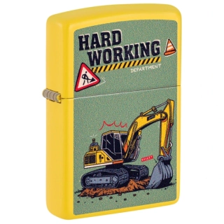 Benzínový zapalovač Zippo Hard Working Design