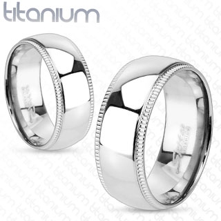 Snubní Titanové prsteny R-TM-3638