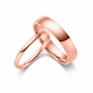 Snubní prsteny z chirurgické oceli tenké