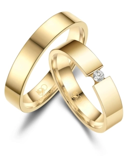 Snubní prsteny ✨ Čistá elegance Gold