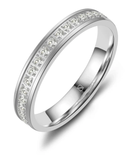 Luxusní ocelový prsten 💍 Věčnost lásky