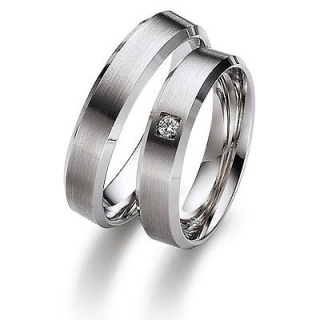 Wolframové snubní prsteny R-TW-009