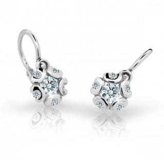 Dětské naušnice Cutie C2178-B CZ White