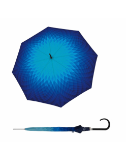 Carbonsteel Long AC Fusion blue - holový vystřelovací deštník
