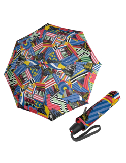 Knirps T .200 medium duomatic paris pop elegantní plně automatický deštník