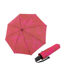 KNIRPS T.200 Medium Duomatic Garden Scarlet - elegantní plně automatický deštník