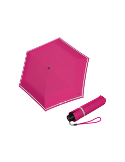 Knirps Rookie Flamingo Reflective lehký skládací deštník