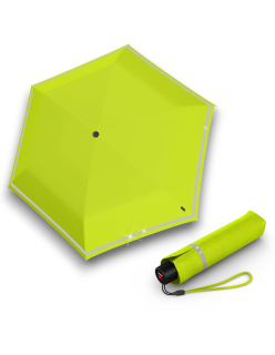 KNIRPS ROOKIE LIME REFLECTIVE - lehký skládací deštník
